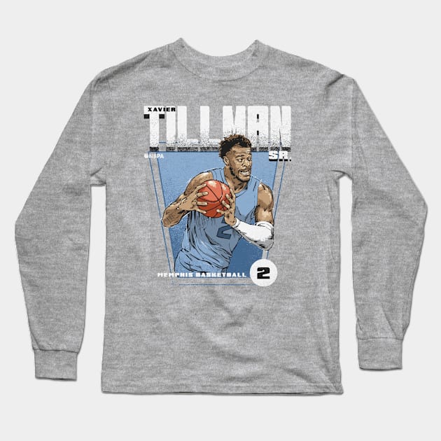 Xavier Tillman Sr. Memphis Premier Long Sleeve T-Shirt by MASTER_SHAOLIN